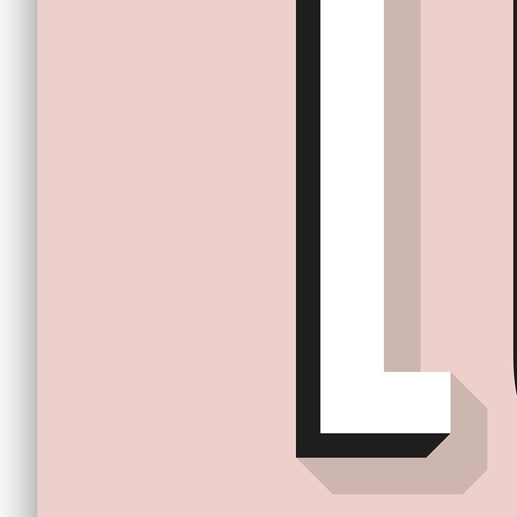 Love Typographic Print - Print Club North