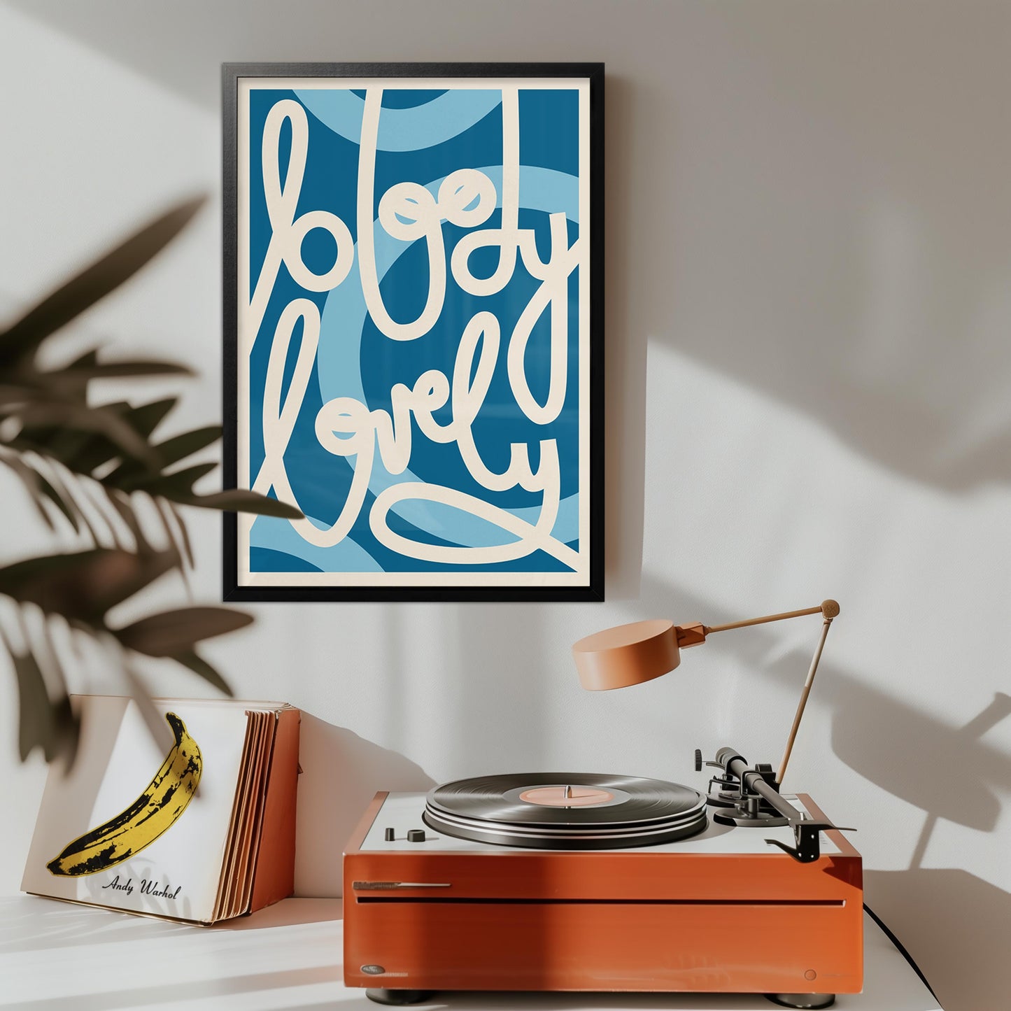 Bloody Lovely Typographic Wall Art