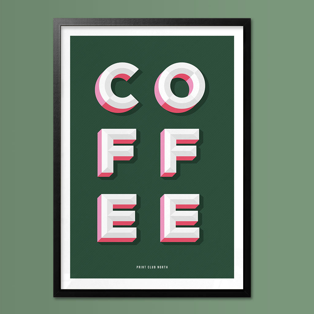 Coffee Typographic Wall Art