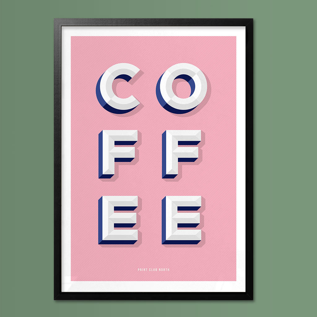 Coffee Typographic Wall Art