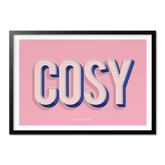 Cosy Typographic Wall Art