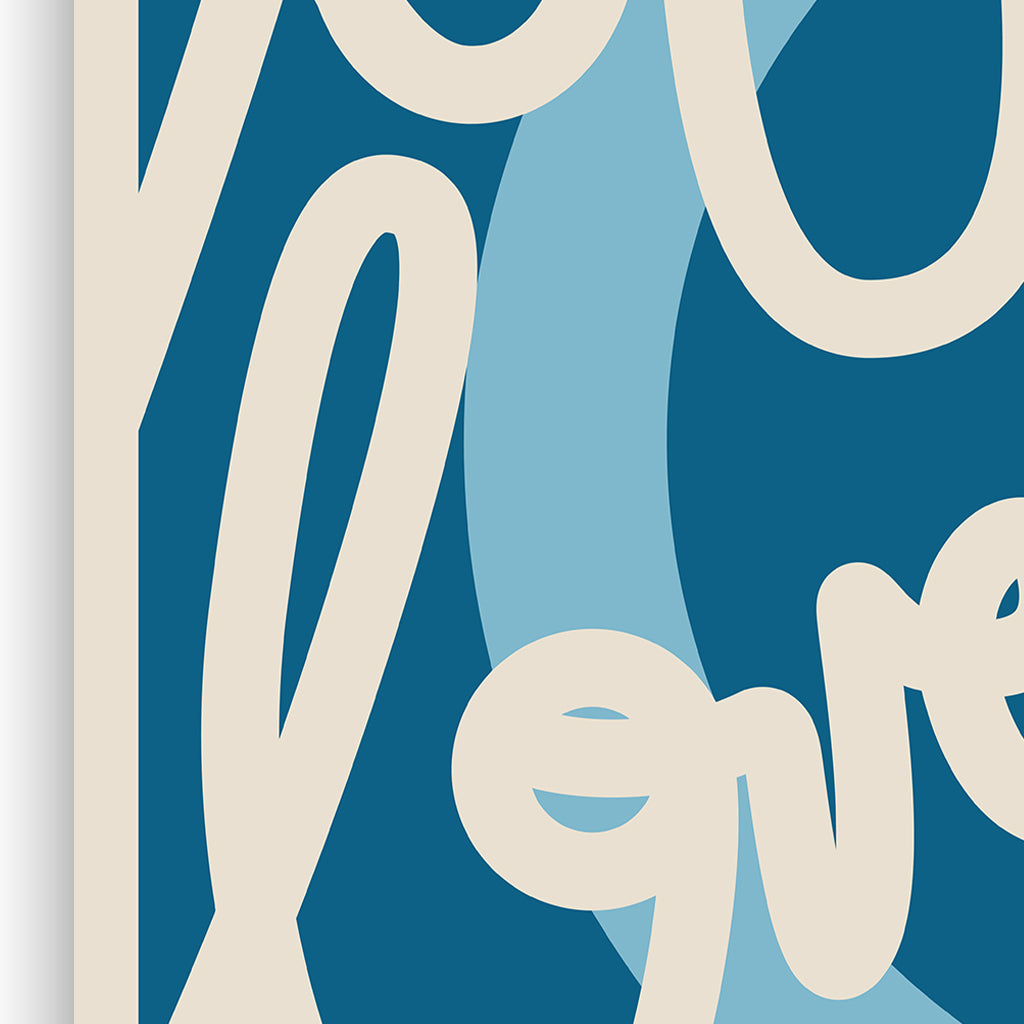 Bloody Lovely Typographic Wall Art