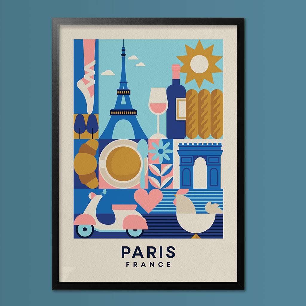 Paris, France Travel Print
