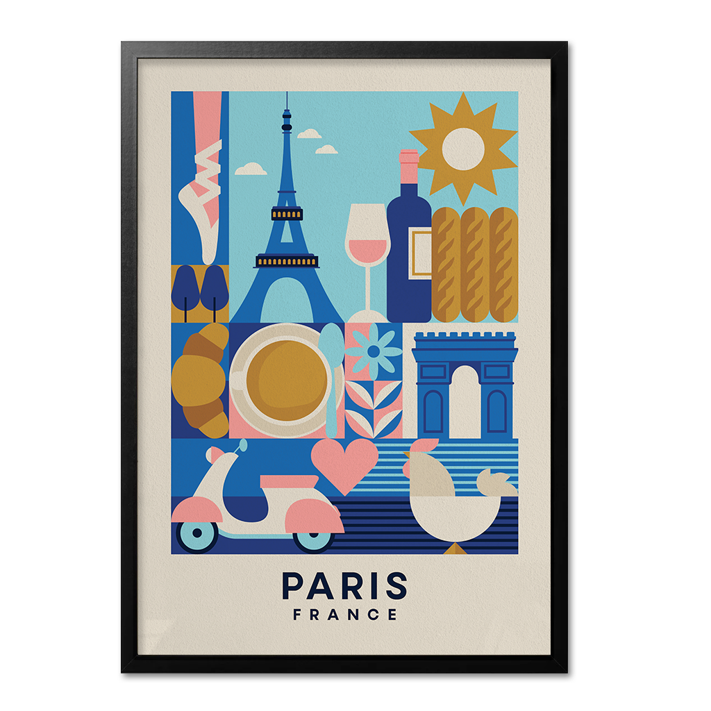 Paris, France Travel Print