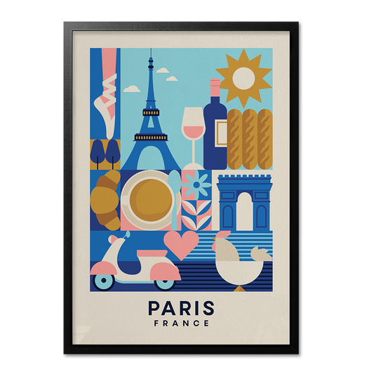 Paris, France Travel Print