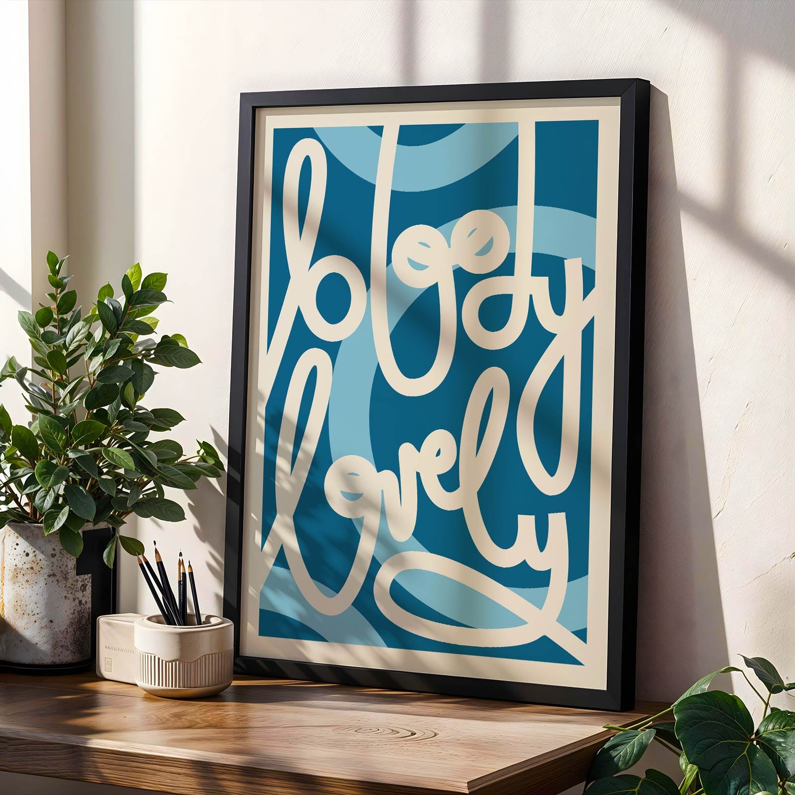 Bloody Lovely Typographic Print - Print Club North