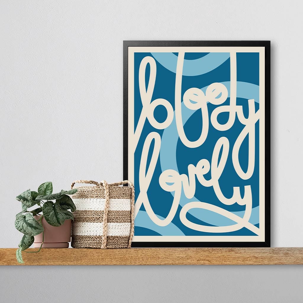Bloody Lovely Typographic Print - Print Club North