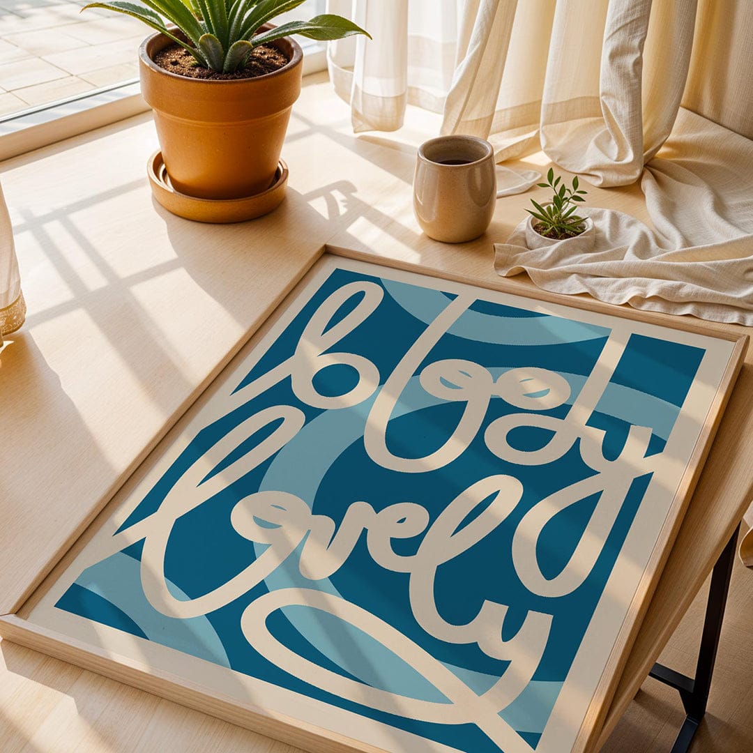 Bloody Lovely Typographic Print - Print Club North