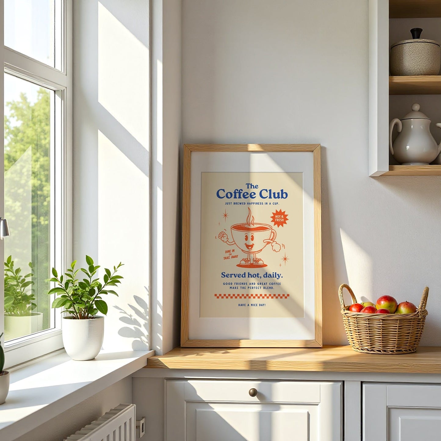 Coffee Club Retro Print - Print Club North