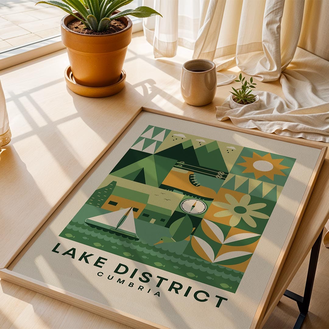 Lake District, Cumbria Travel Print - Print Club North