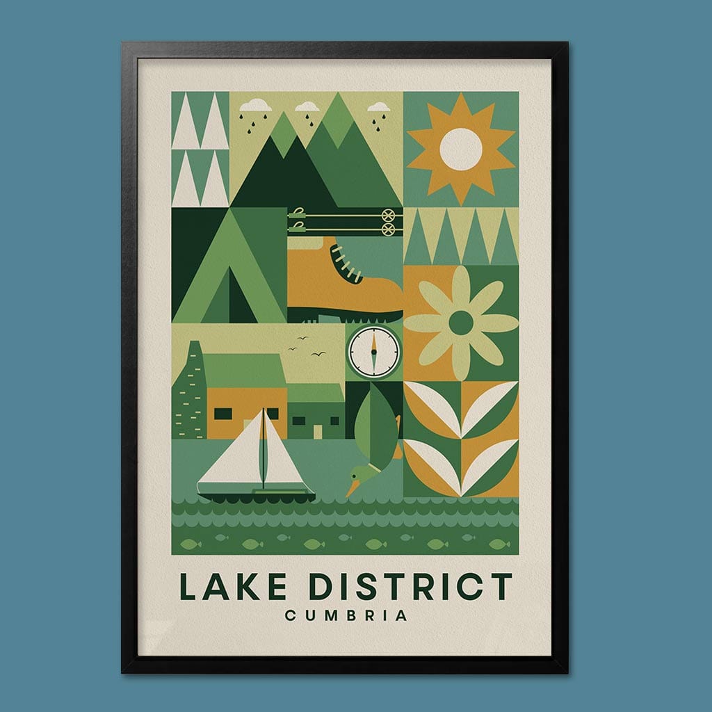 Lake District, Cumbria Travel Print - Print Club North
