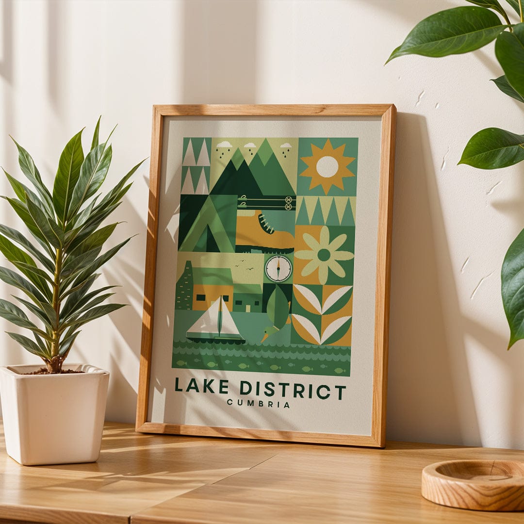 Lake District, Cumbria Travel Print - Print Club North