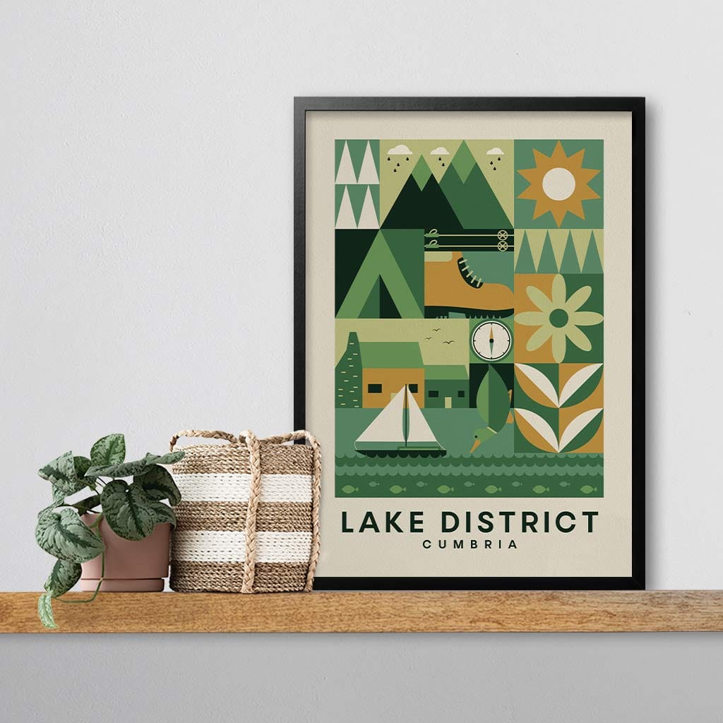 Lake District, Cumbria Travel Print - Print Club North