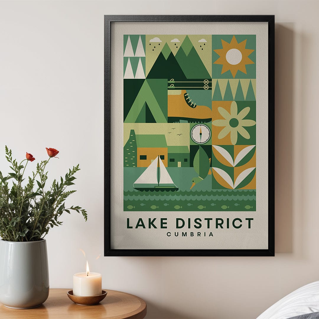 Lake District, Cumbria Travel Print - Print Club North