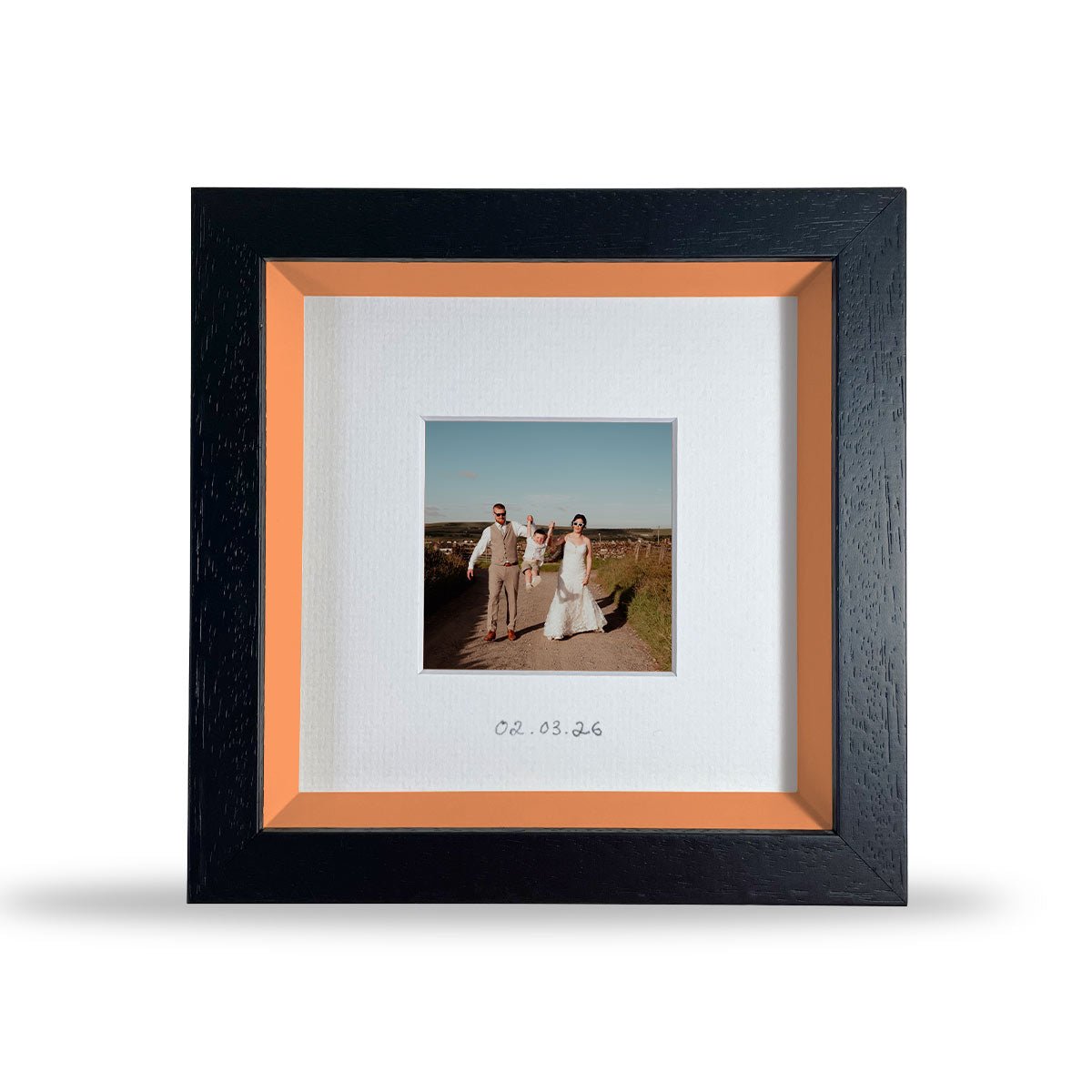 Personalised printed wedding photo and premium gallery frame wedding gift - Print Club North
