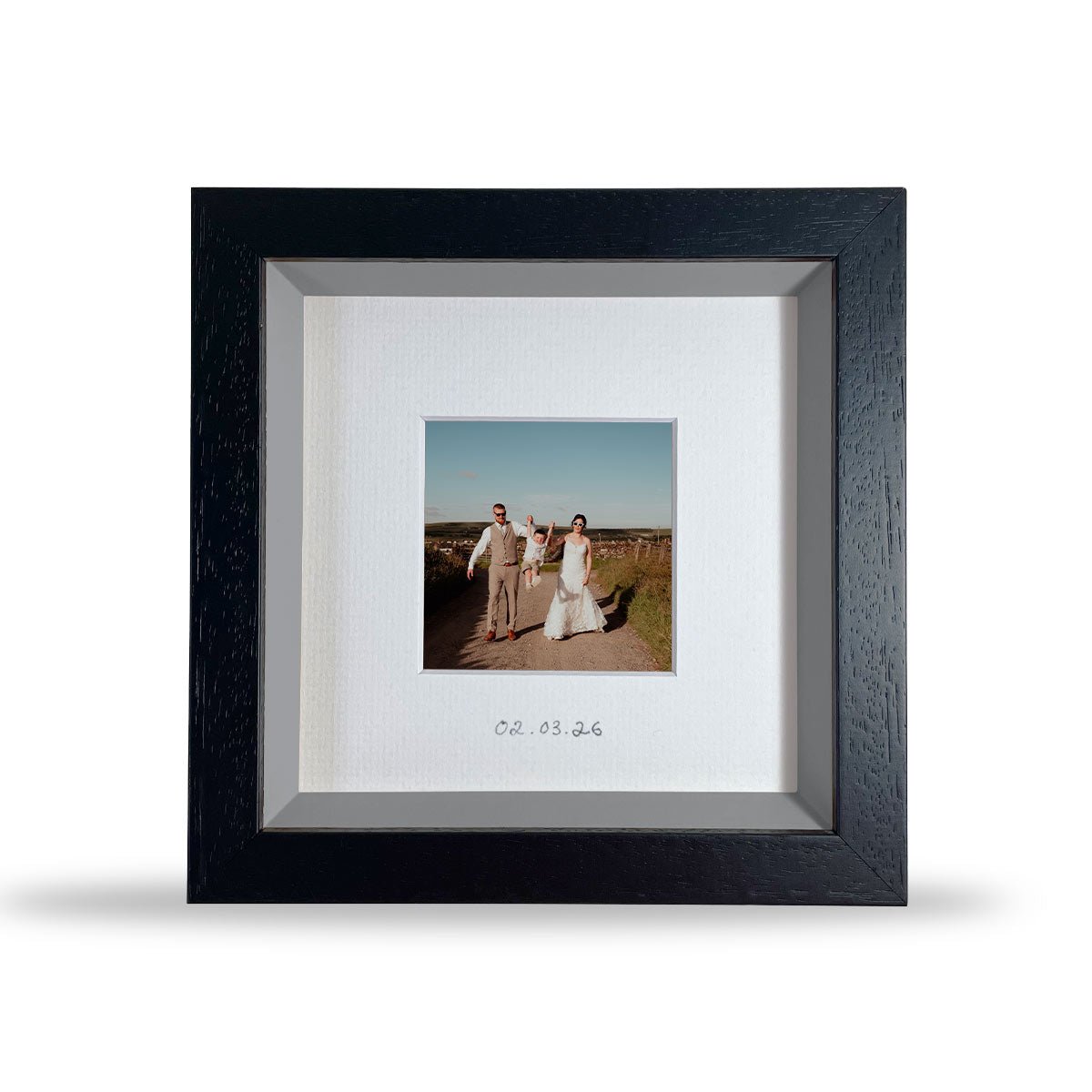 Personalised printed wedding photo and premium gallery frame wedding gift - Print Club North