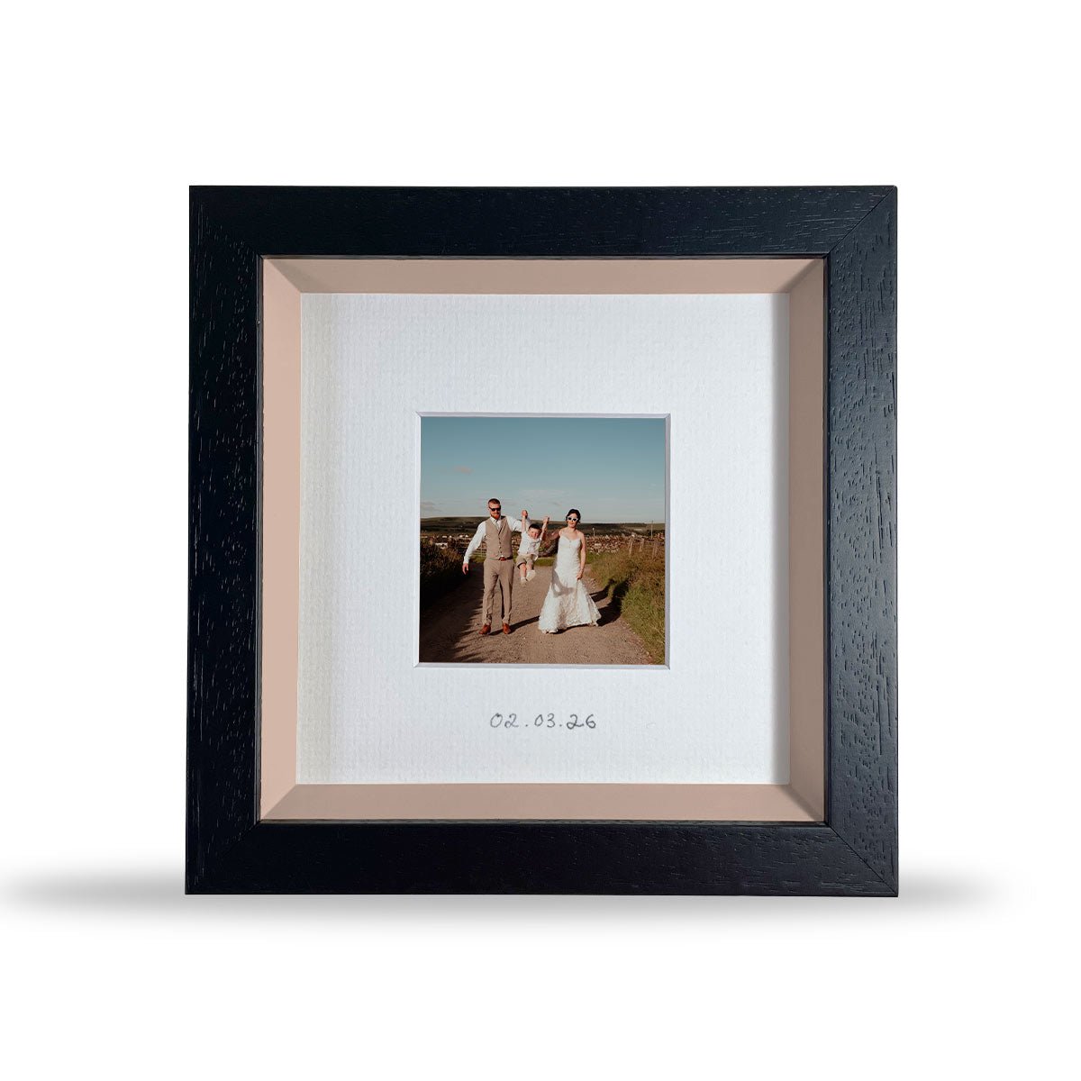 Personalised printed wedding photo and premium gallery frame wedding gift - Print Club North