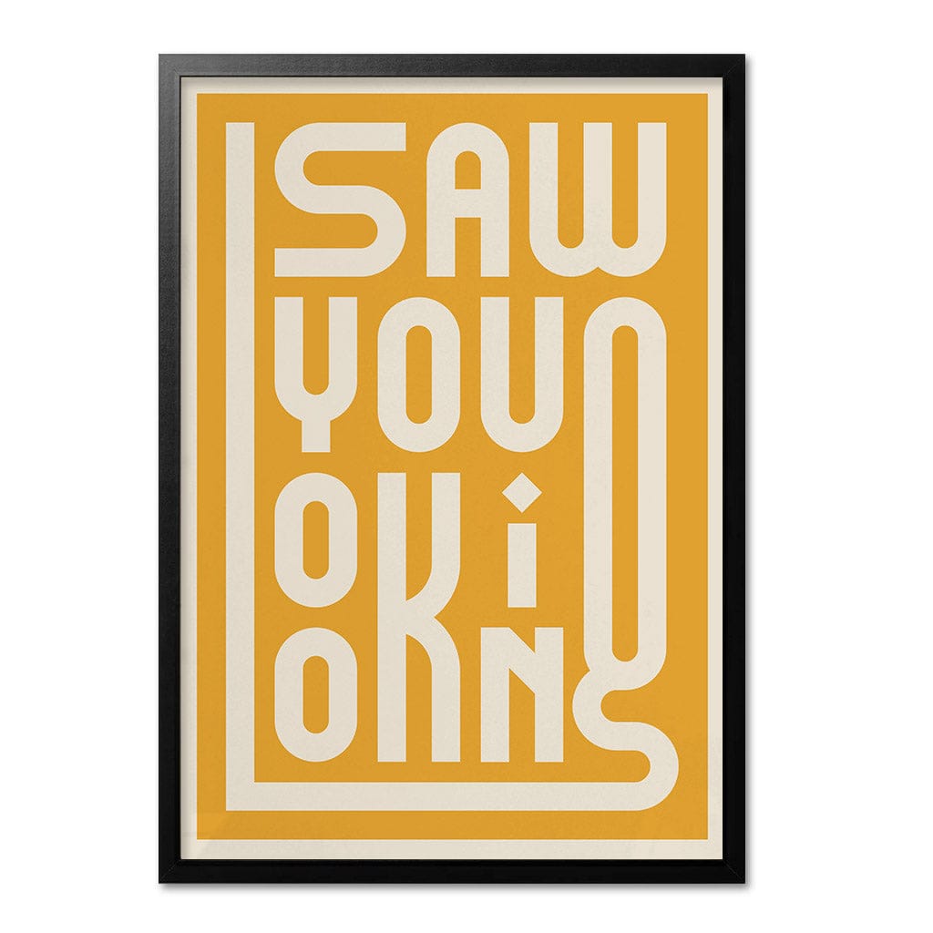 Saw You Looking Print - Print Club North